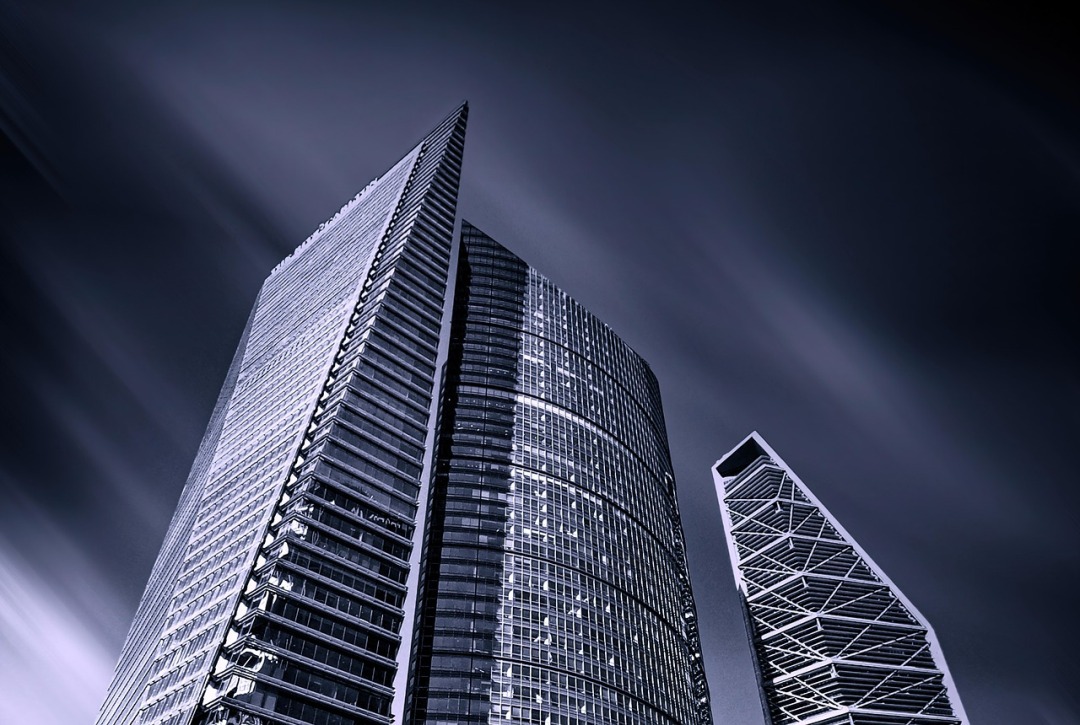 Skopje business city skyline
